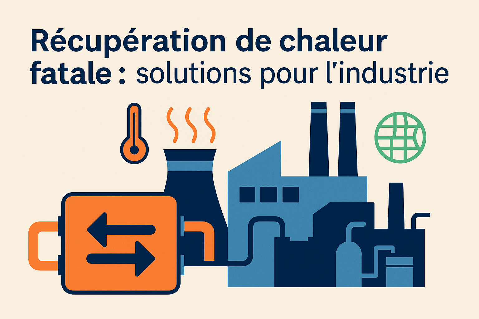 Récupération de chaleur fatale : enjeux, solutions et mise en œuvre