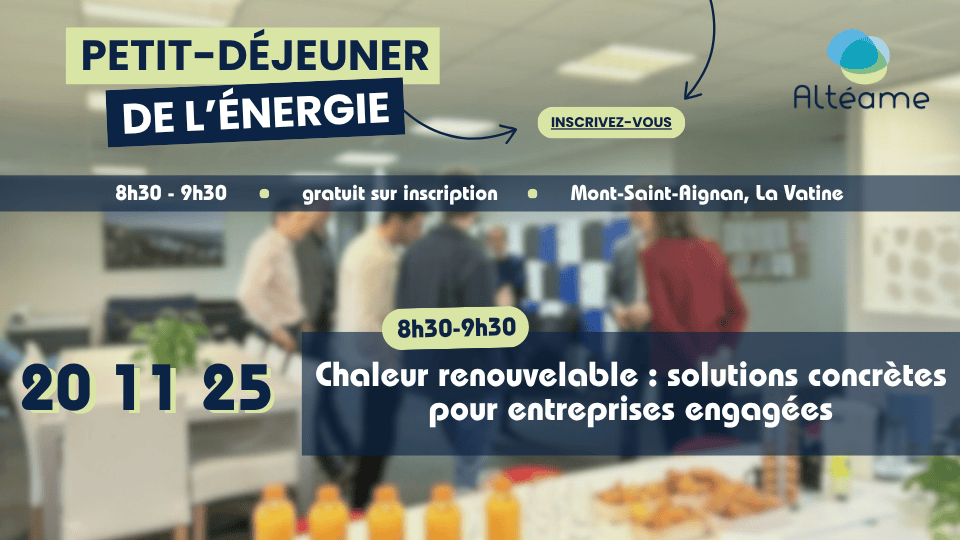 Petit Déjeuner de l’Énergie - 20 novembre 2025 : en savoir plus sur la chaleur renouvelable