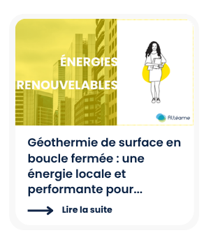 Article géothermie de surface en boucle fermée