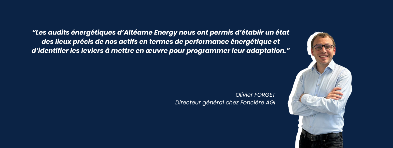Témoignage Olivier FORGET Directeur général chez Foncière AGI - Château