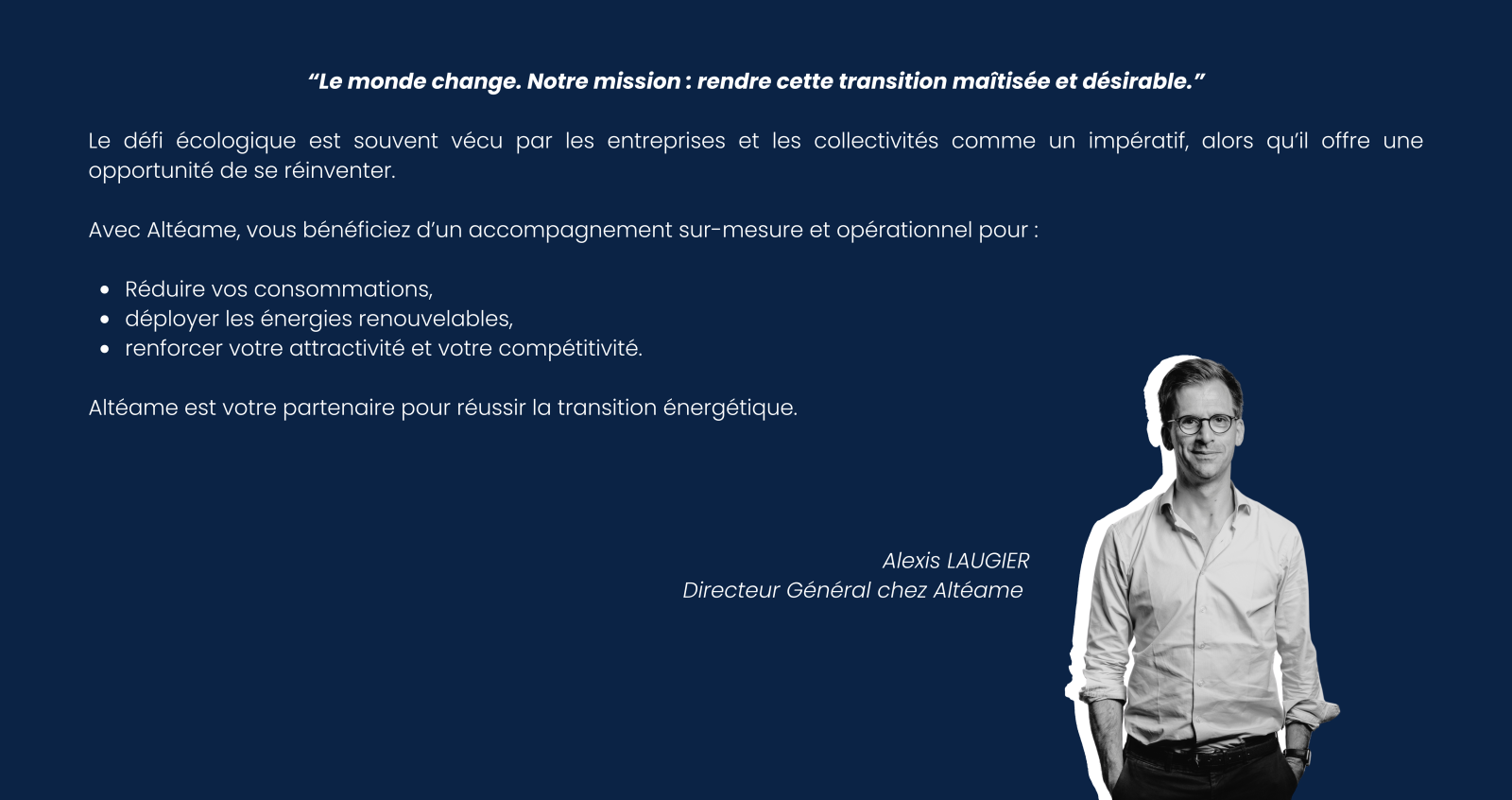 Témoignage Alexis LAUGIER, directeur général chez Altéame